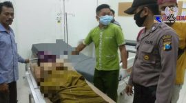 Korban saat dievakuasi disalah satu pusat kesehatan Minggu (5/7/20).
