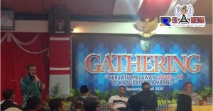 Melalui Gathering, Bupati Ajak Media Dan LSM Bekerjasama Hadapi Covid-19