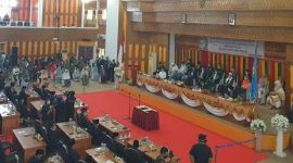 Saat berlangsungnya rapat paripurna DPRK Aceh Selatan. 