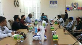 Aceh Kreatif saat audiensi membahas refleksi 3 tahun kepemimpinan Aminullah -Zainal, Sabtu (10/07/20), di Pendopo Walikota Banda Aceh.