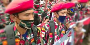 Laskar Merah Putih Kepung Kantor Gubernur dan DPRD Jawa Barat