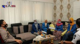 Korps Pergerakan Mahasiswa Islam Indonesia Putri (Kopri PMII) Cabang Bangkalan ketika diskusi bersama Kapolres Bangkalan