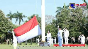 Ditengah Pandemi, Peserta Upacara HUT RI Ke 75 di Bangkalan Dibatasi