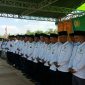 Pengasuh Pondok Pesantren Darul Ulum Banyuanyar, RKH. Hasbullah Muhammad Syamsul Arifin ketika melantik Pengurus DPW Peradaban Karang Penang