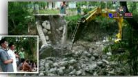 Permudah Akses Warga, Pemdes Gunung Kesan Bangun Jembatan Beton Penghubung Dua Dusun