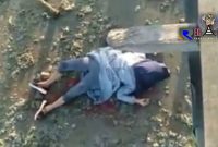 Screen shoot video viral di media sosial, korban tergeletak dengan kondisi bersimbah darah.