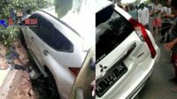 Pajero Sport di Sampang Nyaris Nyungsep Ke Sungai