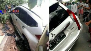 Pajero Sport di Sampang Nyaris Nyungsep Ke Sungai