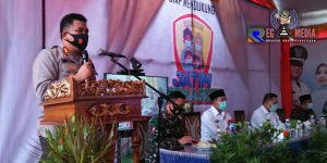 Jatim Bermasker, Kapolres Sampang Ajak Masyarakat Lawan Covid-19