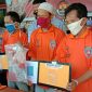 Konferensi Pers; Polres Sampang ungkap kasus penyalahgunaan narkoba dengan tiga tersangka.