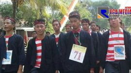 Sejumlah remaja dari Kecamatan Robatal, Sampang, saat mengikuti lomba gerak jalan pada tahun sebelumnya.