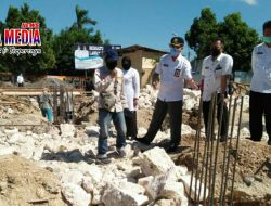 Tim Monev Minta Pengerjaan Pondasi Puskesmas Jrengik Segera Diperbaiki