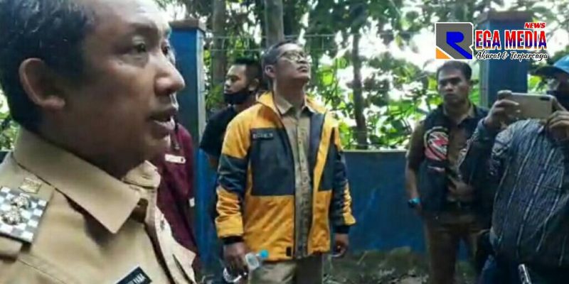 Wakil Walikota Bandung (Yana Mulyana) saat meninjau Gedong Cai Tjibadak.