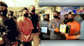 Konferensi Pers; Polres Sampang ungkap dan tangkap pelaku utama kasus transaksi narkoba yang melibatkan santri pesantren.