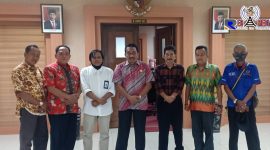 Pengurus DPP LMC bersama rektor dan Warek II Universitas Trunojoyo Madura, Senin (3/7/20)