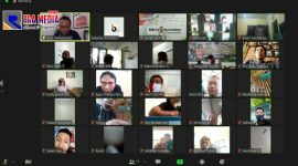 Foto screnshot ketika pelaksanaan Webinar peningkatan Kompetensi Wartawan oleh SKK Migas dan KKKS Jawa Bali Nusa Tenggara (Jabanusa)