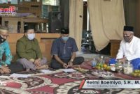 Screenshot,  saat berlangsungnya acara  penyampaian materi kebangsaan secara virtual oleh Ketua PBNU Jawa Timur (KH. Marzuqi Mustamar).
