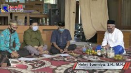 Screenshot,  saat berlangsungnya acara  penyampaian materi kebangsaan secara virtual oleh Ketua PBNU Jawa Timur (KH. Marzuqi Mustamar).
