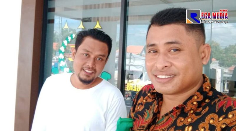 Ketua LSM Gempur saat berada dikantor Kejaksana Negeri Pamekasan