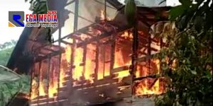 Rumah Warga Gunung Kerambil Hangus Terbakar