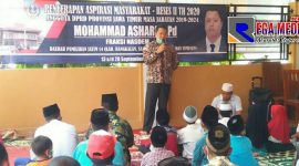 Anggota DPRD Provinsi Jawa Timur (H. Muhamad Ashari) dari Partai Nasdem, saat reses di Desa Gunung Eleh, Kec. Kedungdung, Sampang.