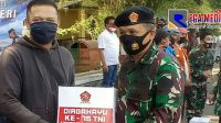 Kaskogartap II/Bandung Warnai Penyambutan HUT TNI Ke-75 Dengan Bhakti Sosial