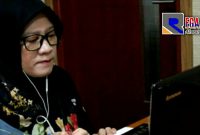 Komisioner Komisi Informasi Jabar Bidang Monev dan Advokasi (Yudaningsih).