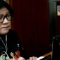 Komisioner Komisi Informasi Jabar Bidang Monev dan Advokasi (Yudaningsih).