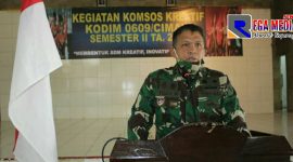 Dandim 0609/Cimahi (Lekot Kav. Tody Wahyudi).