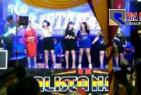 Berlangsungnya orkes dangdut di Desa Tanjung Jati, Kecamatan Kamal, Bangkalan.