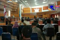 Saat berlangsungnya rapat paripurna DPRK Aceh Selatan terkait rancangan qanun APBK-P tahun anggaran 2020.