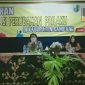 Plt Kepala Dinas Kesehatan Kab.Sampang  (Agus Mulyadi) saat menggelar pelatihan intervensi perubahan perilaku, bertempat di Aula Trunojoyo Hotel Camplong.