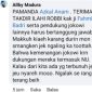 Sebagian isi komentar dari akun Alby Madura yang berhasil di screenshot oleh beberapa alumni