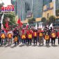 Ilustrasi,  Sejumlah elemen buruh dan mahasiswa yang tergabung dalam Gerakan Tolak Omnibus Law (Getol) Jawa Timur