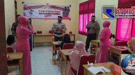 Kegiatan Brimob Ramah Anak Indonesia (BRAIN), di aula Mako Batalyon C Pelopor Trumon Aceh Selatan.
