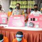 Konferensi Pers: Polres Bangkalan ungkap 7 pelaku penyalahgunaan narkoba.