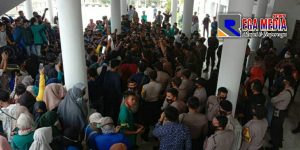 Ratusan Mahasiswa Aceh Selatan Unras Tolak Omnibus Law