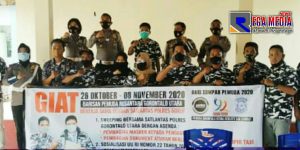 Sosialisasikan UU Lalu Lintas, Bapera Gorut Berkolaborasi Dengan Satlantas Polres Gorut
