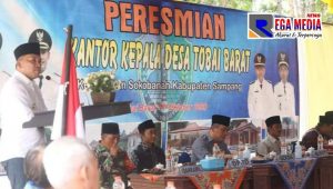 Bupati Sampang Sayangkan Banyak Kades Tak Hadir di Peresmian Kantor Desa Tobai Barat