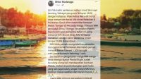 Ini Penjelasan Dinas Perikanan Gorut, Soal Postingan Miton Modanggu Mempersoalkan Penerima Bantuan Mesin