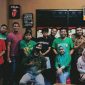 Ketua Umum DPP Trunojoyo Mania Husaini (kiri) usai konsolidasi dalam rangka Hari Ulang Tahun Truman yang ke 7.