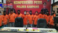 Ringkus 10 Pelaku, Polres Sampang Bungkus 51,29 Gram Sabu