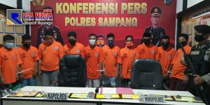 Ringkus 10 Pelaku, Polres Sampang Bungkus 51,29 Gram Sabu