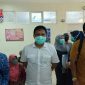 Anggota DPRD Bangkalan H. Subsidi (tengah berbaju putih) saat melakukan sidak di RSUD Syamrabu Bangkalan.