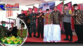 Bupati Sampang (H. Slamet Junaidi) saat launching RSD Ketapang didampingi Forkopimda Kab.Sampang.