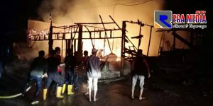 Tiga Kios Milik Warga Aceh Timur Diamuk Si Jago Merah