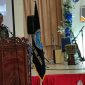 Bupati Aceh Selatan (Tgk Amran) saat menyampaikan sambutannya dalam acara acara Hidup 100 Persen Sadar, Sehat, Produktif dan Bahagia Tanpa Narkoba tahun 2020.