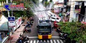 Pasca Satu ASN Meninggal Terkonfirmasi Covid-19, Kantor Pemkab Jember Disemprot Disinfektan
