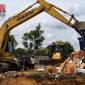 Saat pemusnahan rokok ilegal senilai miliaran rupiah di Pamekasan.