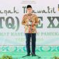 Bupati Badrut Tamam saat acara penutupan MTQ di Pamekasan